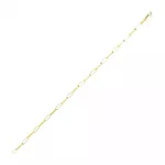 Pulseira De Ouro 18k Cartie Ovalada De 2,3mm Com 21cm