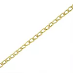 Pulseira De Ouro 18k Groumet De 2,3mm Com 20cm
