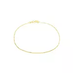 Pulseira De Ouro 18k Veneziana De 0,6mm Com 18cm