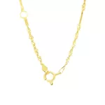 Pulseira Infantil De Ouro 18k Singapura De Placa Com Chapinha De 16cm