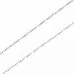 Corrente De Prata 925 Groumet De 1,3mm Com 70cm