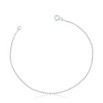 Pulseira De Prata 925 Camila De 1,1mm Com 19cm
