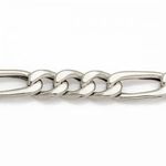 Corrente De Prata 925 Groumet 3x1 De 3,0mm Com 70cm