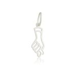 Pingente De Prata 925 Figa de 19mm