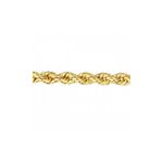 Corrente De Ouro 18k Corda De 2,1mm Com 50cm