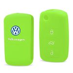Capa Silicone Protetora Canivete Chave 3B VW Verde