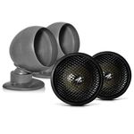 Kit 2 Vias Audiophonic Club Kc6.3 160w Rms 6,5”Pol High End Alto Falante Componente Duas Vias Alta Definição Audio Hd 