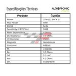 Kit 2 Vias Audiophonic Sensation Ks6.2 130w Rms 6,5”Pol High End Alto Falante Componente Duas Vias Alta Definição Audio Hd