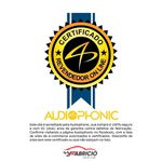 Kit 2 Vias Audiophonic Sensation Ks6.2 130wrms + Altofalante Coaxial Cs650.V2 Sensation 110wrms Combo 240wrms High End Kit Alto Falante Componente Duas Vias Alta Definição Audio Hd