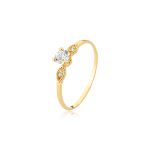 Anel para Noivado em Ouro 18k 
