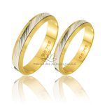 Alianças Delicada Para Bodas De Prata Em Ouro 18k