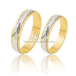 Alianças Delicadas Em Ouro 18k Bodas De Prata