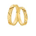Aliança em Ouro 18K 