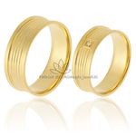 Aliança em Ouro 18K com Frete Grátis 