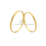 Aliança De Ouro 18k Diamantada