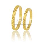 Aliança Delicada em Ouro 18K