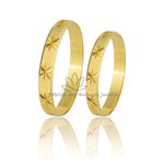 Aliança para Noivado em Ouro 18K 