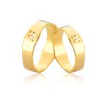 Aliança em Ouro 18K Personalizada 
