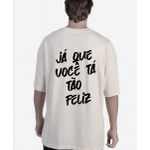 Camisa Oversized Aqui é Corinthians Off White