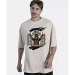 Camisa Oversized Aqui é Corinthians Off White