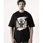 Camisa Oversized Aqui é Corinthians Preta