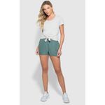 Shorts Runner Bolso Embutido Em Tafetá Com Elastano - ENFIM