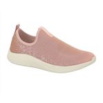 Tênis Feminino Actvitta Calce Fácil Meia Confortável Casual Rosa