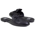 Mule Feminino Moleca Napa Lazer - PRETO