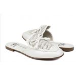 Mule Feminino Moleca Napa Lazer - Off white