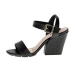 Sandália Feminina Salto Alto Preto Moleca - 5522760 