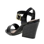 Sandália Feminina Salto Alto Preto Moleca - 5522760 