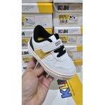 Tênis Infantil Klin Freestyle Baby - Branco e Amarelo