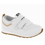 Sapatênis Molekinho Branco com Velcro Masculino