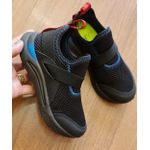 Tênis Infantil Klin New Sport Preto e Kids Calce Fácil - Preto