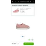 Tênis Molekinha Bebê Slip On Calce Fácil Rosa