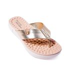 Chinelo Conforto Massageador Modare Dourado