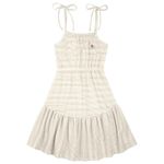 Vestido Infantil Off White com Detalhes brilhante