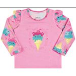 Conjunto Biquini Menina Proteção UV Sorvete - Kamylus