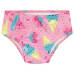 Conjunto Biquini Menina Proteção UV Sorvete - Kamylus