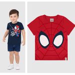 Camiseta Infantil Menino Especial Homem-Aranha Em Algodão Malwee Kids