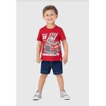 Camiseta Infantil Menino Manga Curta Patrulha Canina Em Algodão Malwee Kids