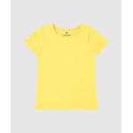 Blusa Infantil Menina Decote Redondo Em Algodão Malwee Kids Amarela