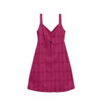 Vestido Feminino Em Algodão Marialícia Rosa