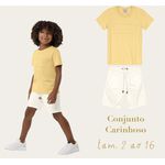 Conjunto Menino Em Meia Malha e Sarja Com Elastano - Carinhoso