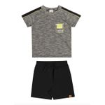 Conjunto Infantil Camiseta e Bermuda Moletinho Elian