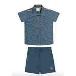 Conjunto Infantil Verão Menino Elian Azul