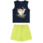 Conjunto Tubarão Marinho Elian