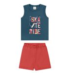 Conjunto Regata Play Azul Elian