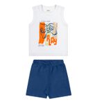 Conjunto Regata Play Branco Elian