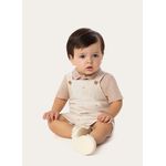 Conjunto Infantil Menino Camiseta e Macacão Viscolinho Malwee Kids